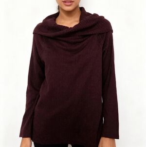 Cacao brown off the shoulder sweater